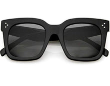 Sunglasses ~ Matte Smoke/Black Retro Square 50mm