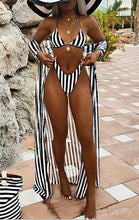 STRIPED BIKINI SET