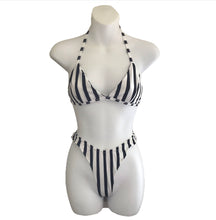 STRIPED BIKINI SET